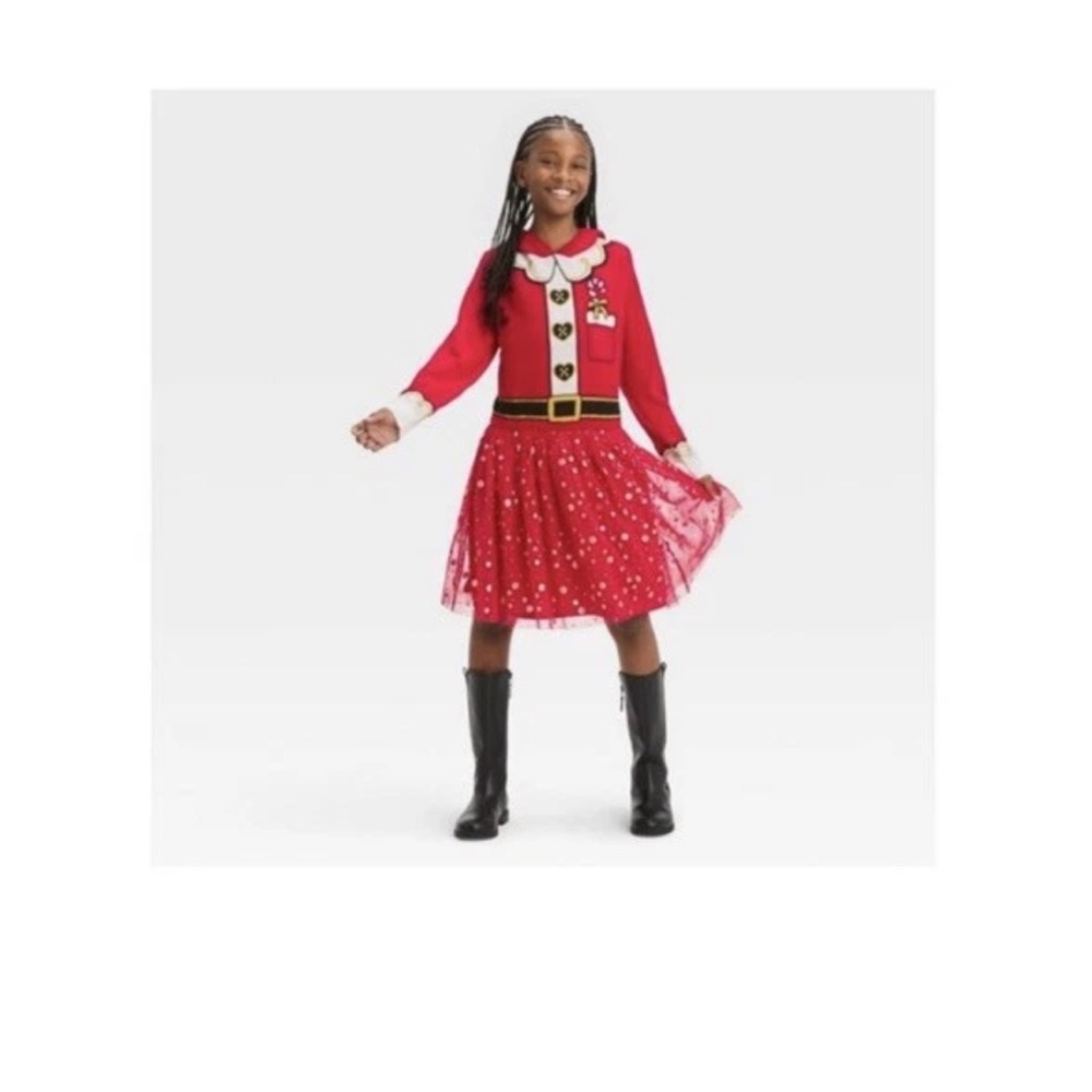 Well Worn Holiday Christmas Sweater Dress Size L 12/14